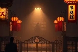 剧集《黄昏列车》封面，夕阳下行驶在城郊的绿皮列车
